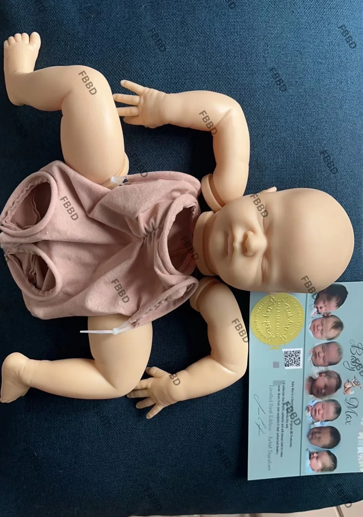 In stock EGO 20inch New Kit Reborn Baby Doll Max By Laura Lee Eagles Unpainted Kit Extend Delivery Time Please