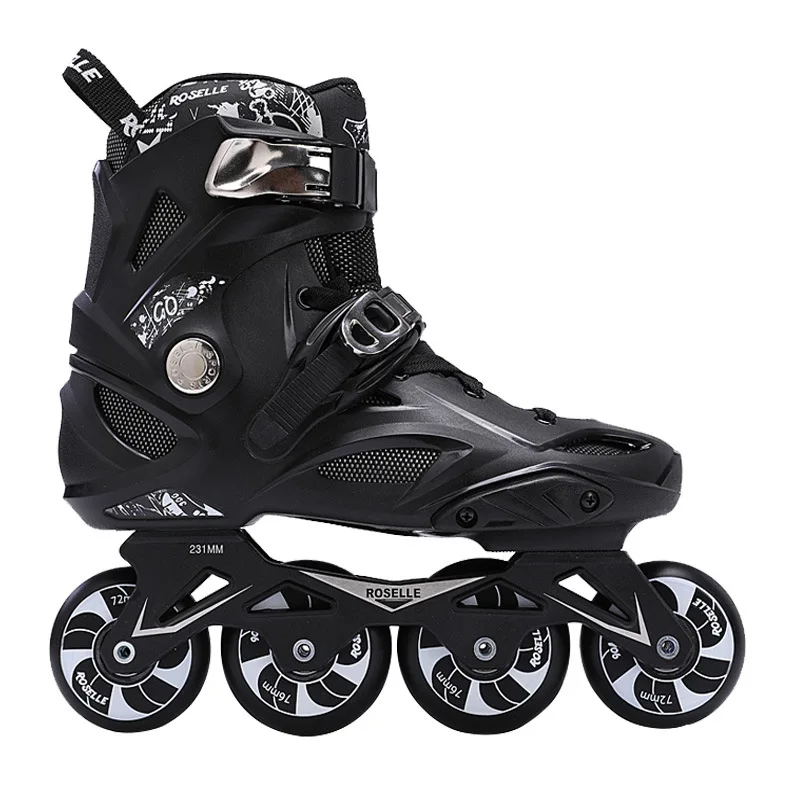 

In-line skates adult male and female beginners skates fancy flat roller skates