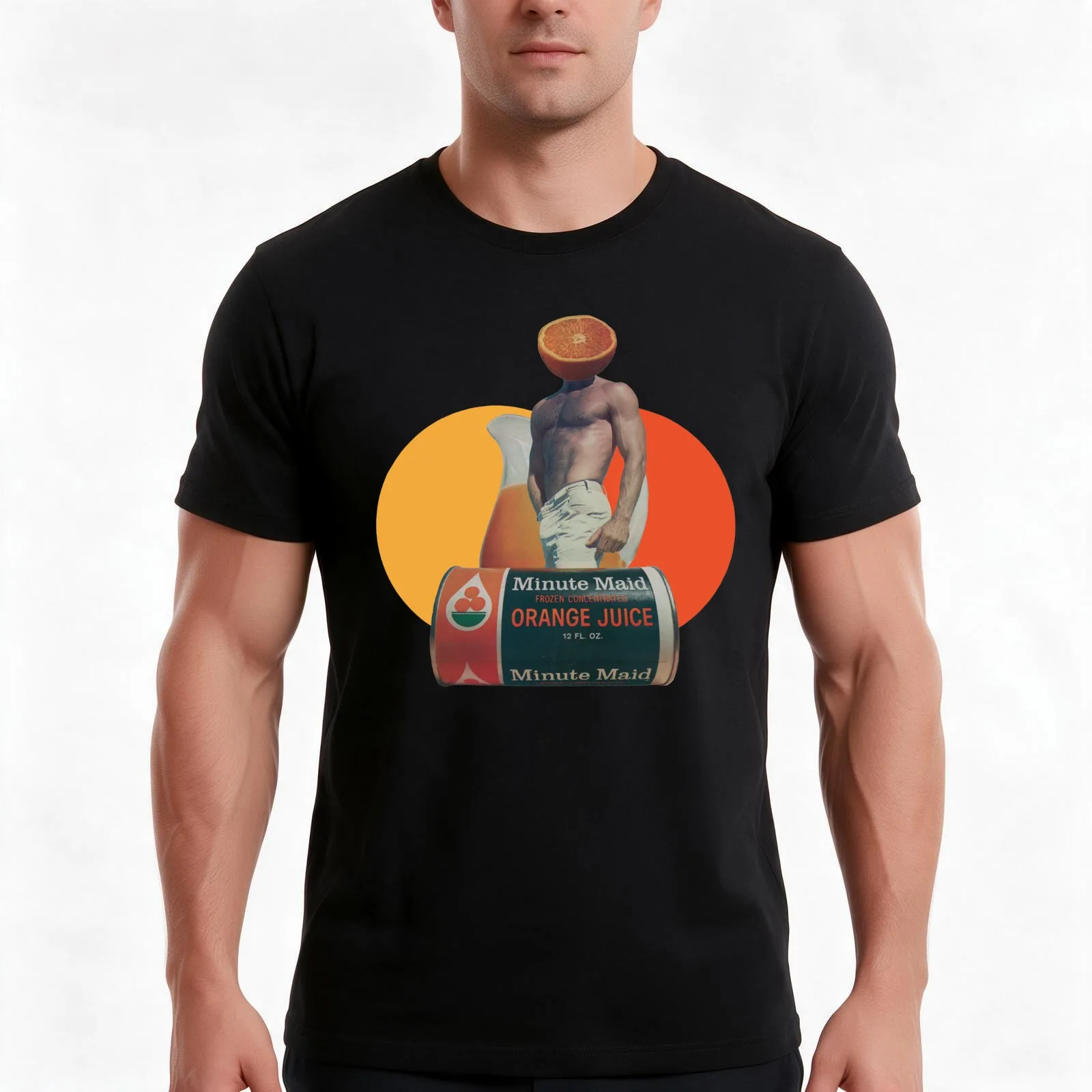 Fresh Squeezed T-Shirt, Summer Casual Cotton Tee, Oversized Streetwear Tops, Vintage Graphic Print, Loose Fit Short Sleeve