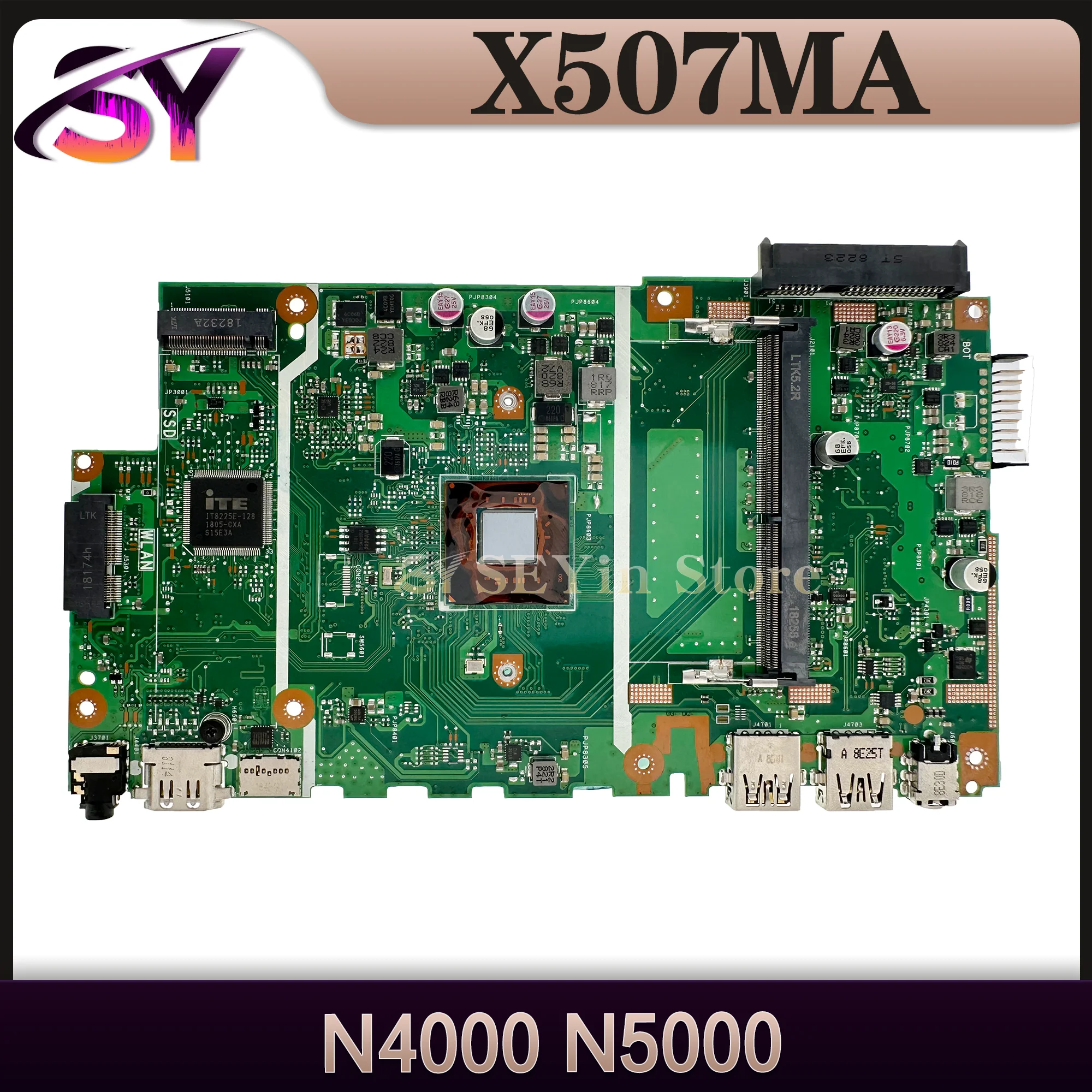 

Mainboard X507MA For ASUS X507M A507M F507M R507M Laptop Motherboard CPU N4000 N5000 DDR3L