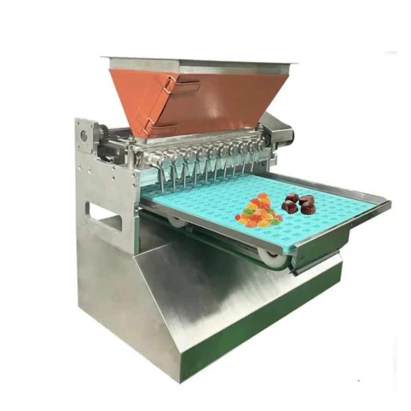 Best-Selling Creative Soft Candy Machine Automatic Chocolate Depositor Machine Sour Belts Candy Making Machine