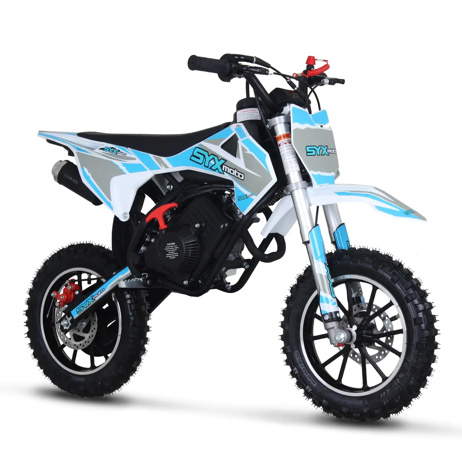 

SYX MOTO 58CC Mini Dirt Bike for Kids 4-Stroke Pit Bikes Gas Powered Motorcycle Gift for Children Off-Road Dirt Bike Pull Start