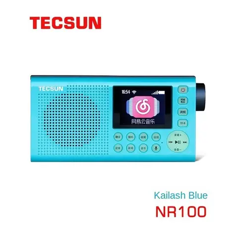New TECSUN NR100 Frequency Modulation Intelligent Internet Radio, Music Entertainment Program Player TECSUN NR-100