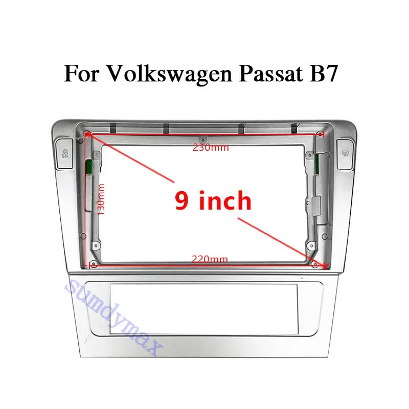 

9-дюймовый большой экран 2 Din android автомобильный радиоприемник лицевая рамка для Volkswagen passat B7 B6 B5 радио аудио панель приборной панели жгут проводов