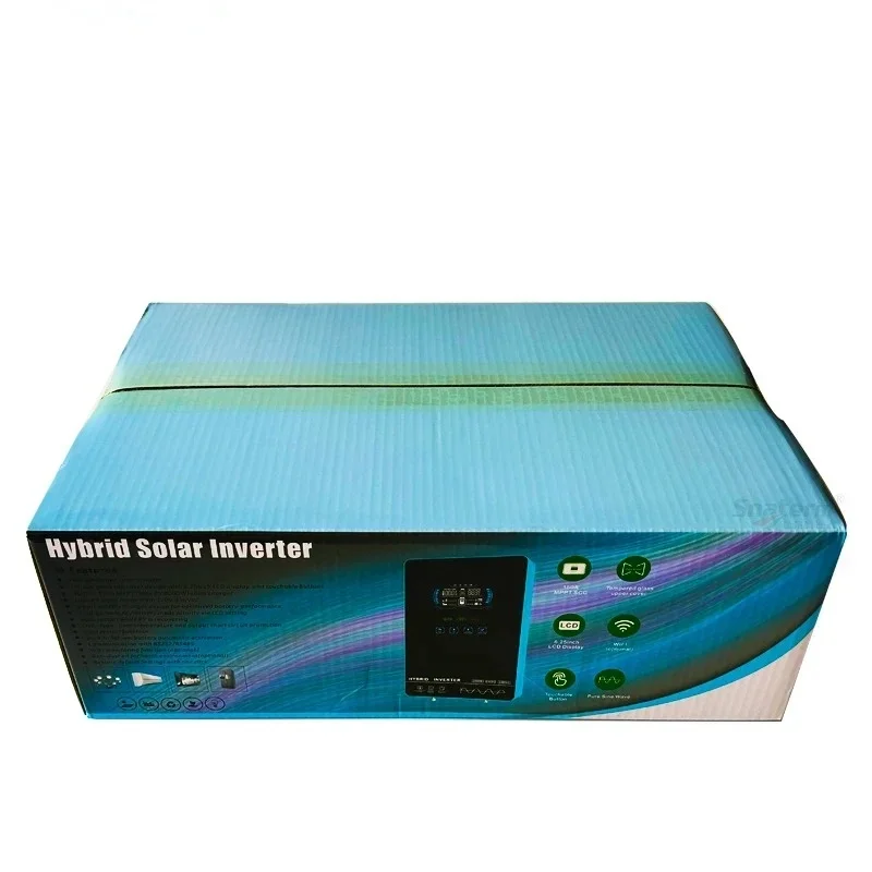 Гибридный интеллектуальный инвертор 4500 Вт 4,5 кВт 6,5 кВт 150 А 48 В постоянного тока инвертор солнечный MPPT солнечный гибридный инвертор с Wi-Fi