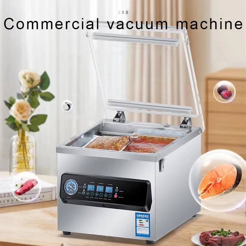 PBOBP Vacuum Food Sealers Commercial Home Automatic Large Tight Packing Machine Sealing Maker Compression