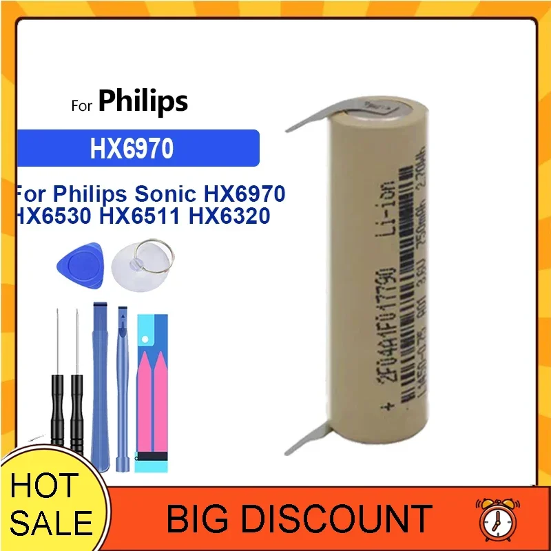 High Capacity Battery 220mAh-4200mAh for Philips AB2570AWMT PPX4935 SD50-93 VTR6600 HX6970 HX6530 lifeline Portable batteries