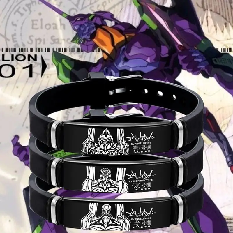 New Neon Genesis Evangelion Ikari Shinji Ayanami Rei Asuka Game Peripheral Bracelet Creative Personality Couple Bracelet Gift