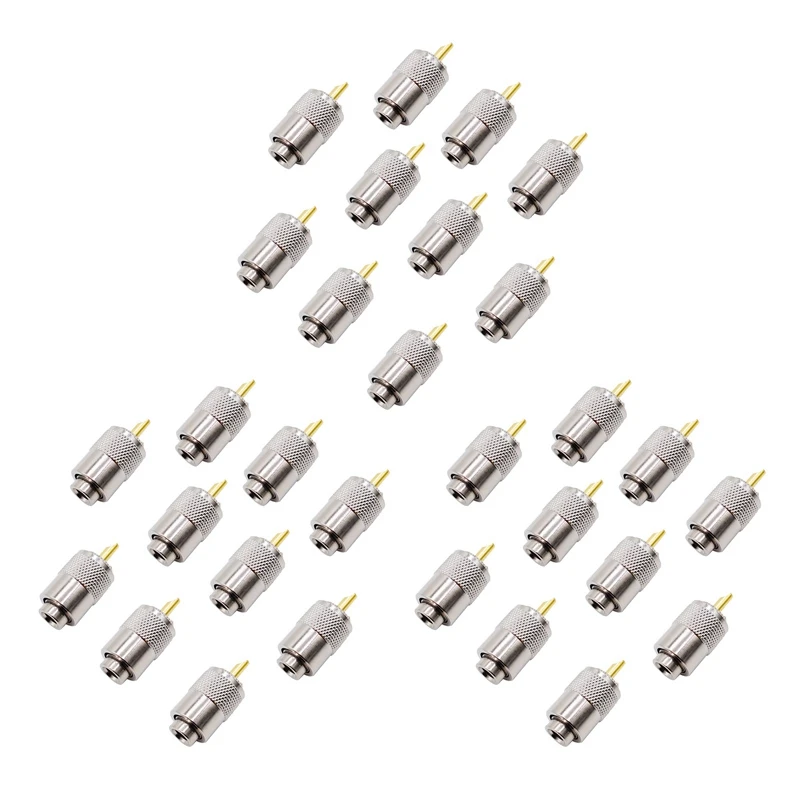 

Hot 30PCS RF Connector UHF Male Connector RG8 RG58 Cable Lug Antenna Connector PL259