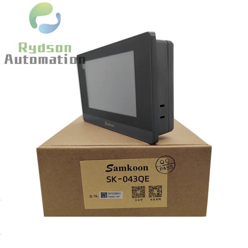 SK-043QE SK-043QT Samkoon 4,3 inch DC24V touchscreen HMI-geheugen 128M Flash 128M DDR3 CPU Cortex A8 600MHZ COM: RS232 422 485