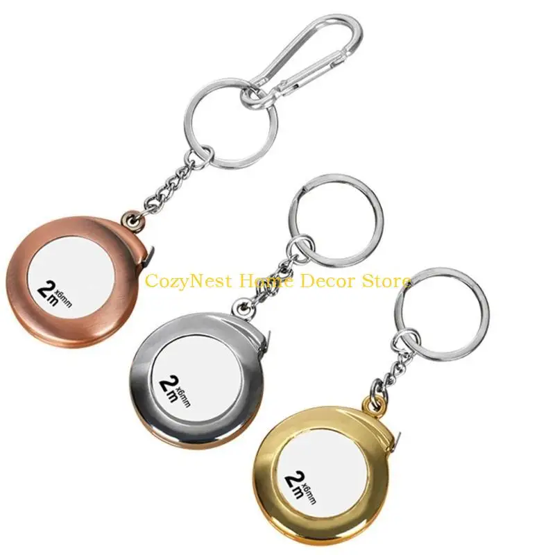 

92MF Keychain Tape Measure Mini Tape Measure Functional Pocket Tape Measure Small