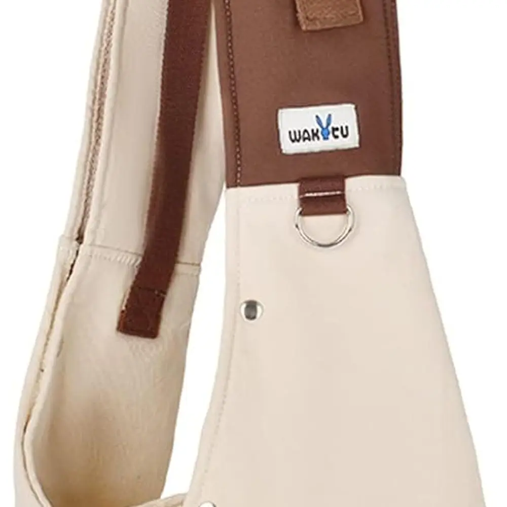 

Переноска-переноска для маленьких собак — передняя переноска для собак с регулируемым ремешком — сумка Papoose для домашних животных без помощи рук — подходит для