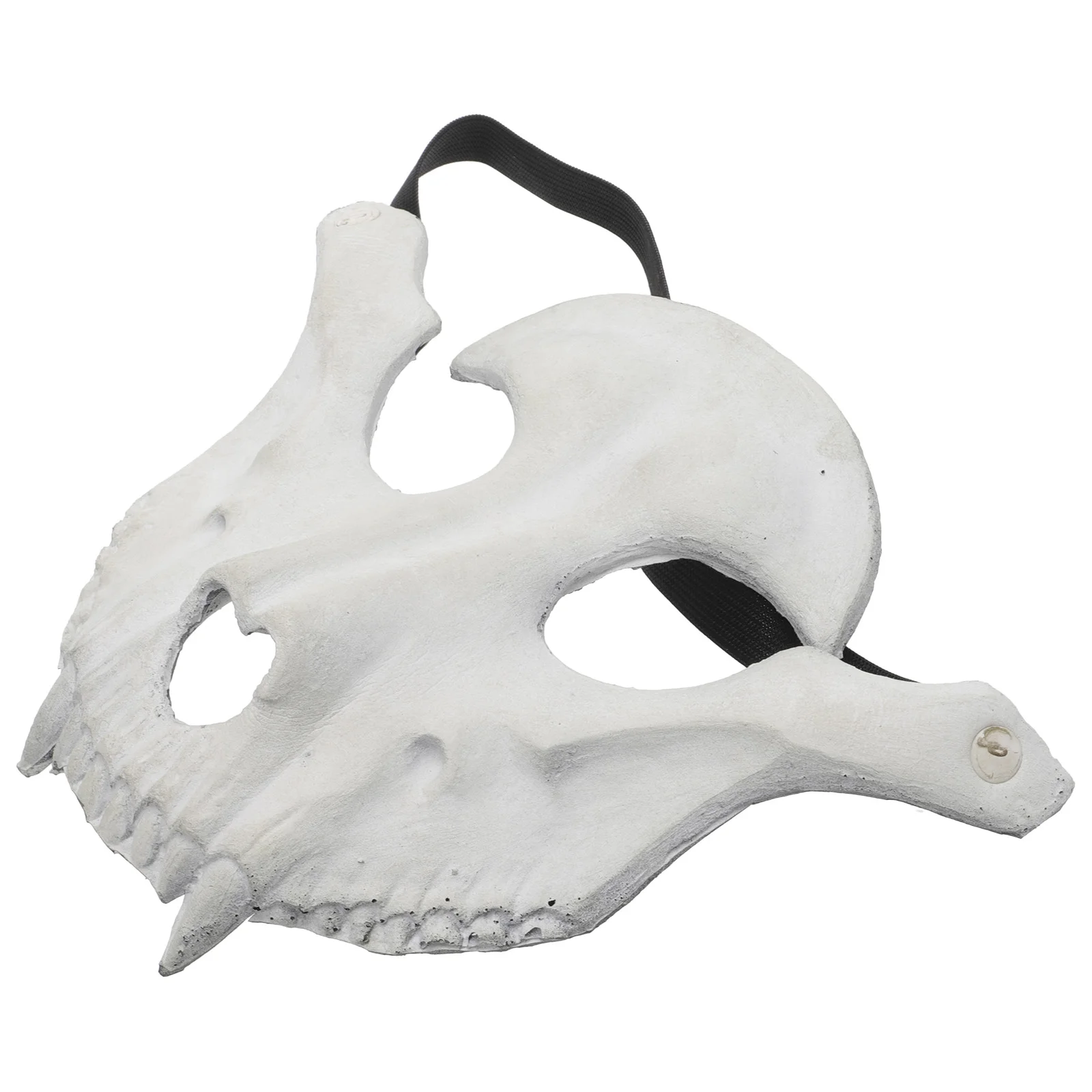 Maschera a forma di teschio di pecora per feste in costume di Halloween per adulti Bambino Materiale PU leggero Maschere horror spaventose Palle in maschera