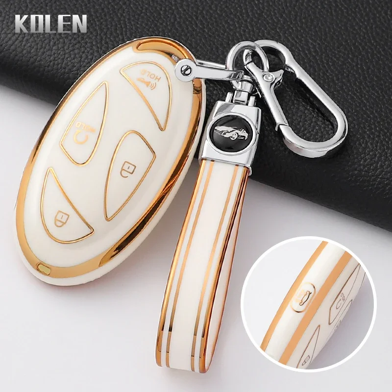 For Hyundai IONIQ 6 New Grand Prix GN7 Kona 5 7 Buttons Fashion TPU Car Remote Key Case Cover Protected Keychain Fob Accessories image 6
