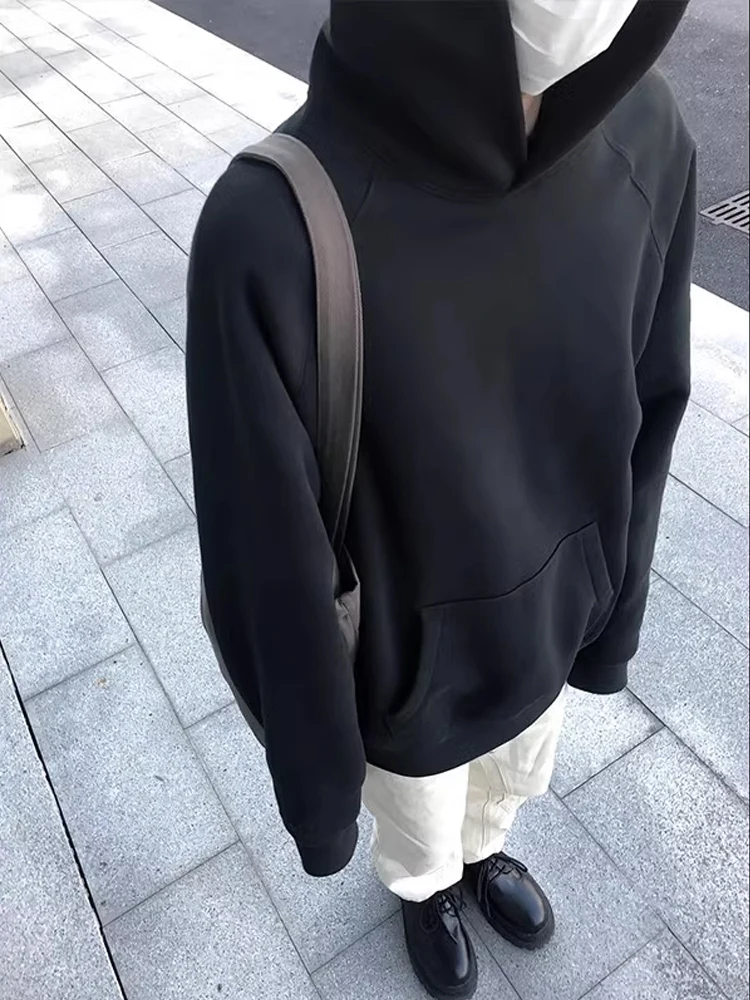

Мужское худи Bla Hoodie Sweatirt, 500 г, плотное, весна-осень, американский модный бренд, Cleanfit, худи-оверсайз, полиэстер