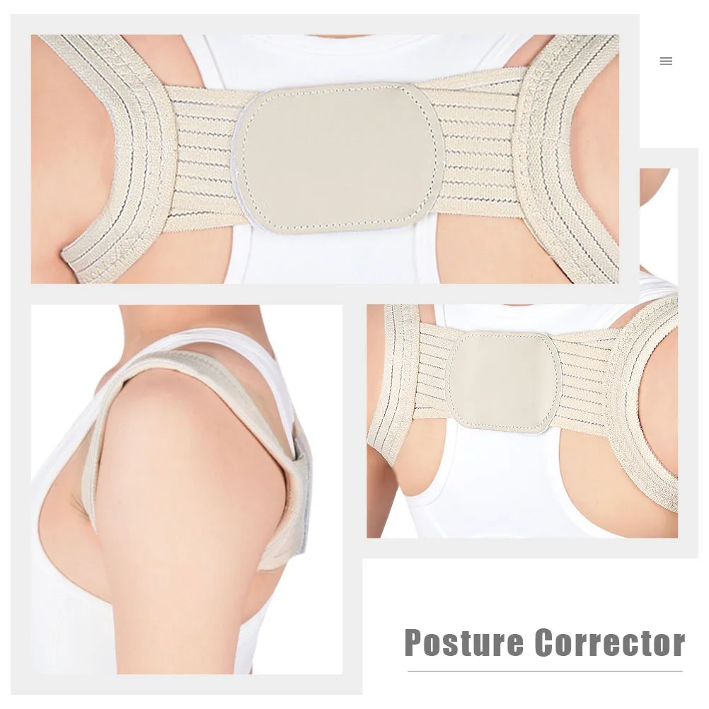 

Posture Corrector for Adults Back Straightener Strap Lightweight Comfortable Wear Under Clothes All Support Belt