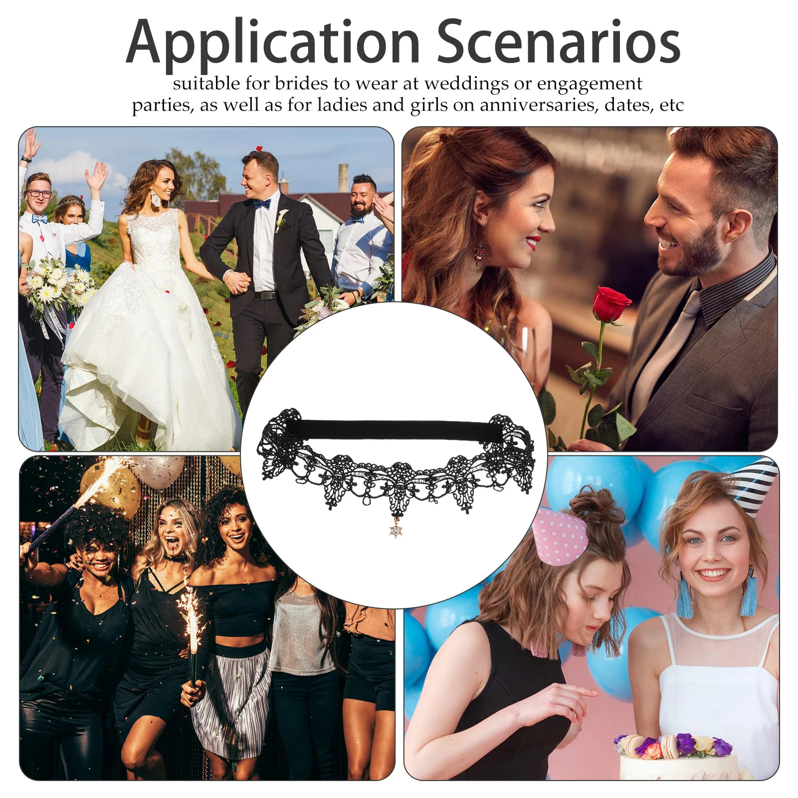 

2Pcs Wedding Bridal Lace Garter Rhinestone Boutique Leg Band Premium Quality Leg Accessories for Bride Ceremony