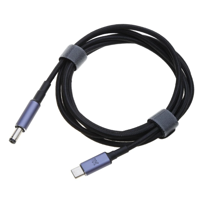 140 PD USB typu C męski kabel wejściowy do męskiego kabla ładującego 5,5 x 2,1 mm 5,5 x 2,5 mm