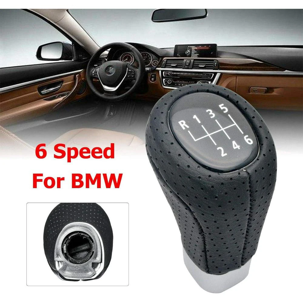 

1x 6 Speed Gear Shift Knob Compatible with BMW E36, E38, E39, E46, E60, E87, E90, E91