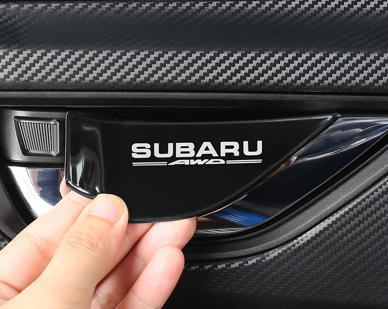 

Подходит для Subaru CROSSTREK Xubiao, модифицированное украшение чаши внутренней двери, блестки на запястье внутренней двери из нержавеющей стали