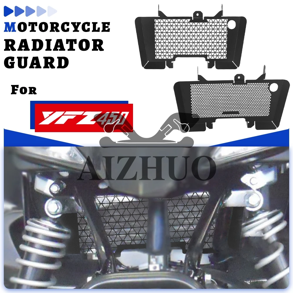 

For Yamaha YFZ450R YFZ450X YFZ 450 X/R 2009 2010 2011 2012 2013 YFZ 450R 450X Motorcycles Radiator Grille Guard Cover Protector