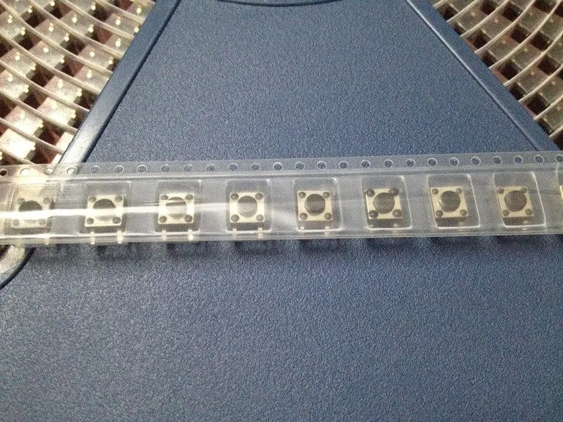 200pcs/Touch switch 6 * 6 * 5mm patch four legged 4-pin button switch micro movement 6X6X5H ribbon packaging