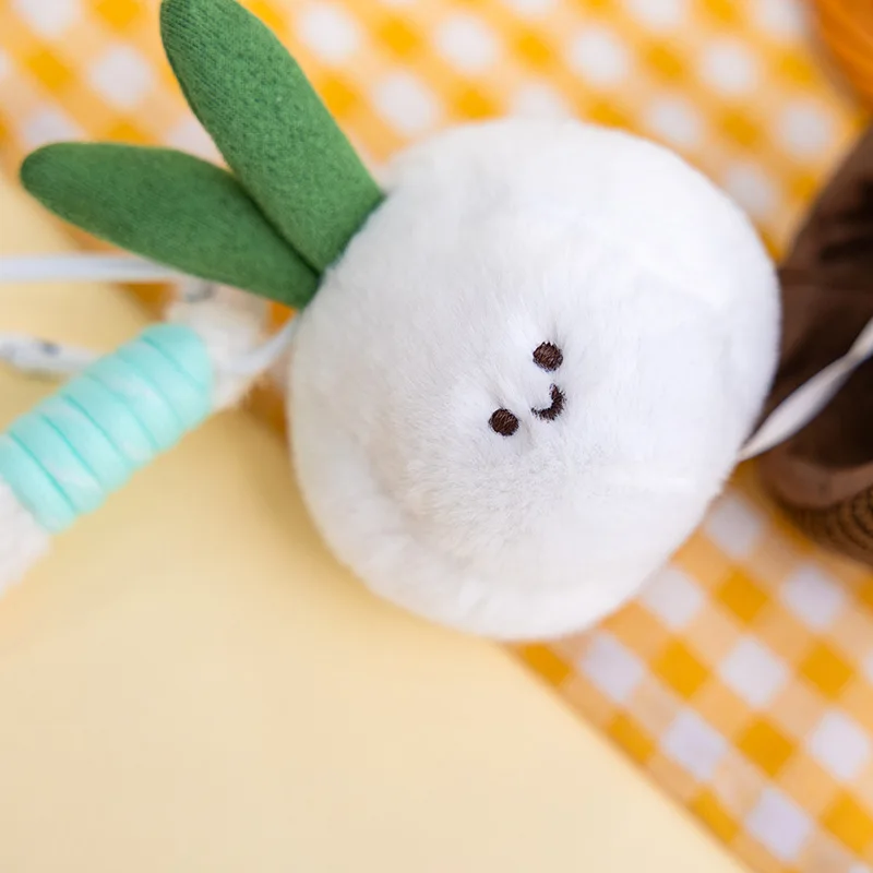 Neue 12 cm Simulation Ingwer Knoblauch Gewürz Plüsch Puppe Spielzeug Kreative Tasche Anhänger Nette Weiche Angefüllte Puppe Rucksack Decor Keychian