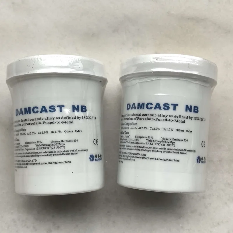 Lega Dentale A Base Di Nichel Da 1Kg, Materiale Morbido Per Fusione Per Uso Laboratorio, Per La Realizzazione Di Protesi, Forniture Per Laboratori Odontotecnici-image