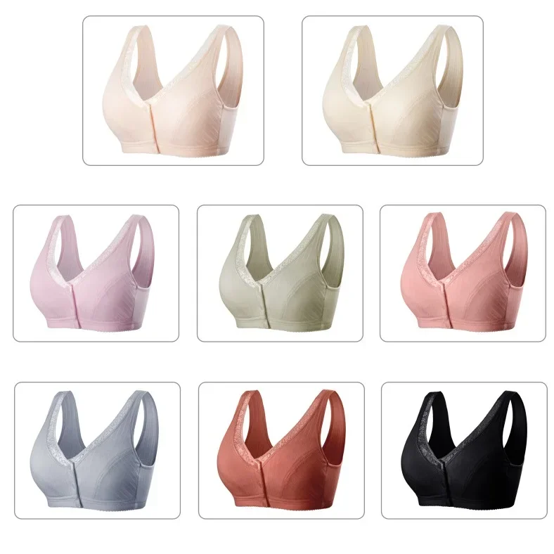 Women Large Size Push Up Bras Front Close Bralette Underwear Ropa Interior Femenina Brasieres Para Mujer бюстгальтер женский