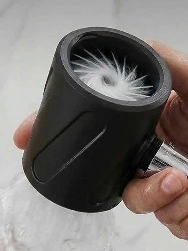 Bathroom Shower Head Designed Specifically for Men's Bathing, Featuring a Water Flow Touch and Circular Spray Pattern - view 5