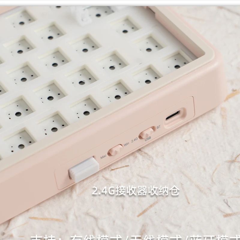 Kit de teclado Dry Martini Omo 65, junta de 3 modos, Kit de teclado inalámbrico Bluetooth, Kit de teclados para juegos Rgb de intercambio en caliente personalizado, regalos