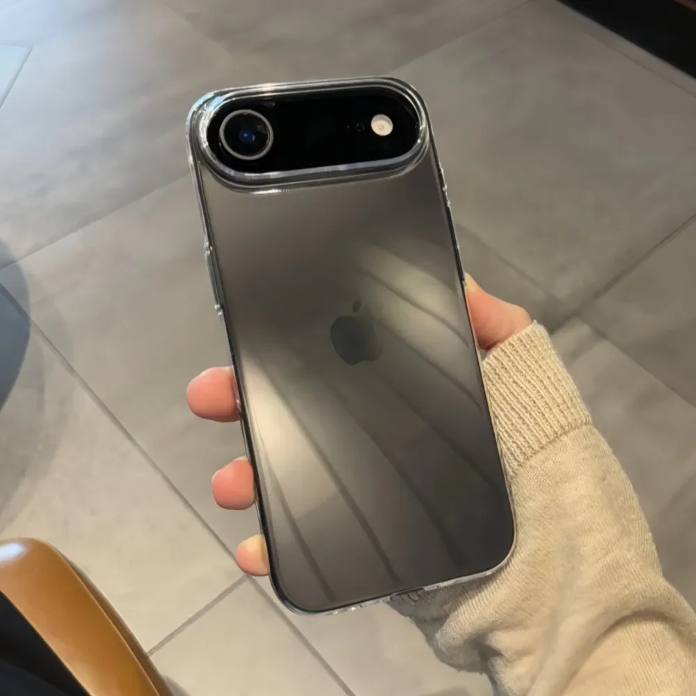 

HD Прозрачный ультратонкий чехол с кристаллами для iPhone 17 Air 16 15 14 13 12 Pro Max Plus Простой однотонный жесткий защитный чехол для ПК Capa