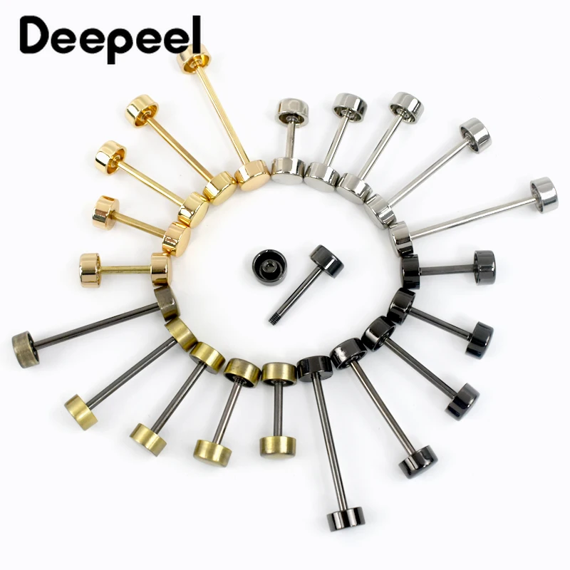 Deepeel 15/20/28/33/40mm DIY Bag Clasp Wheel Buckle for Handbag Repair Sewing Metalware Barbell Buckles Garment Accessories