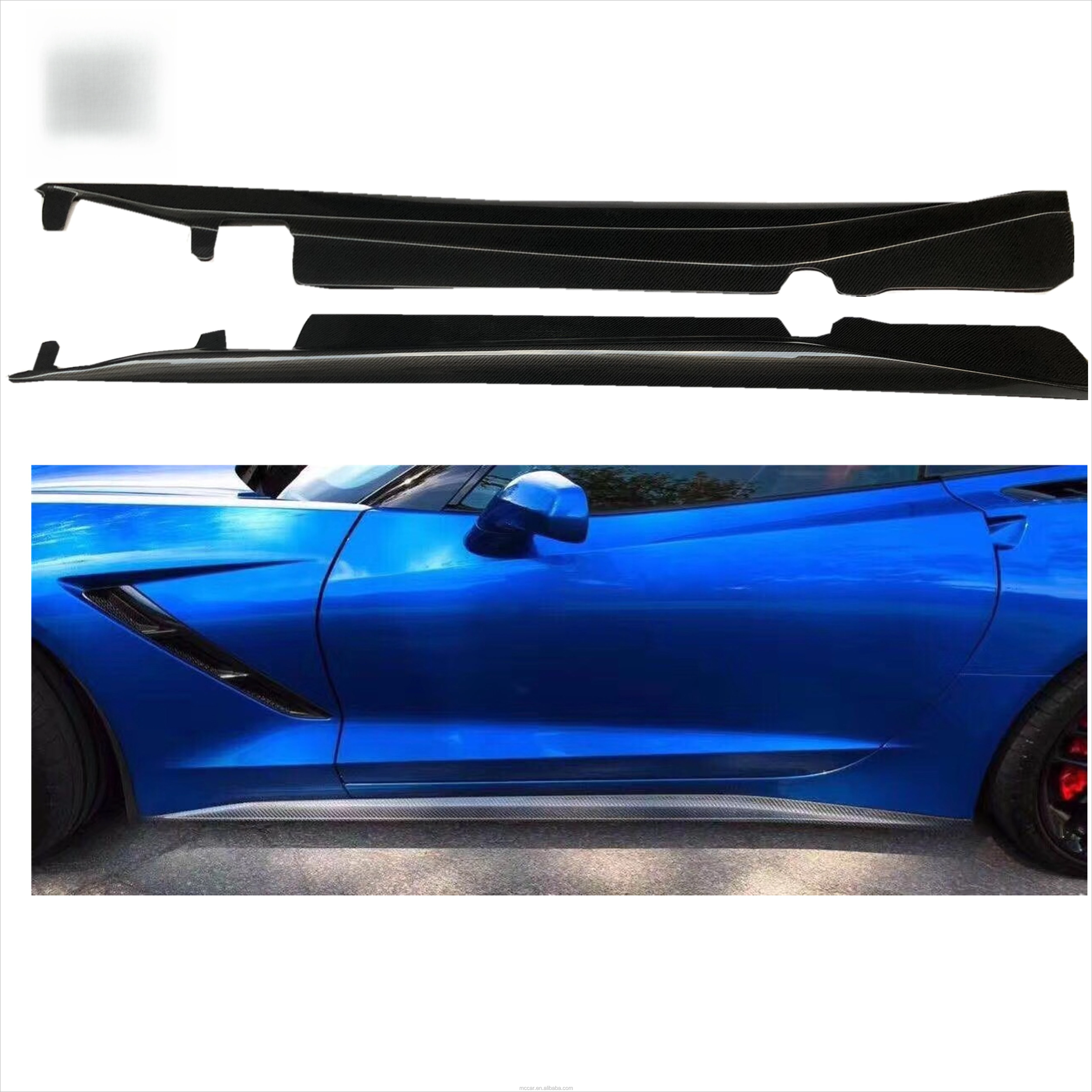 

Side Carbon Fiber Side SkirtC7 Side Skirt for Chevrolet C7 Super Sports Car