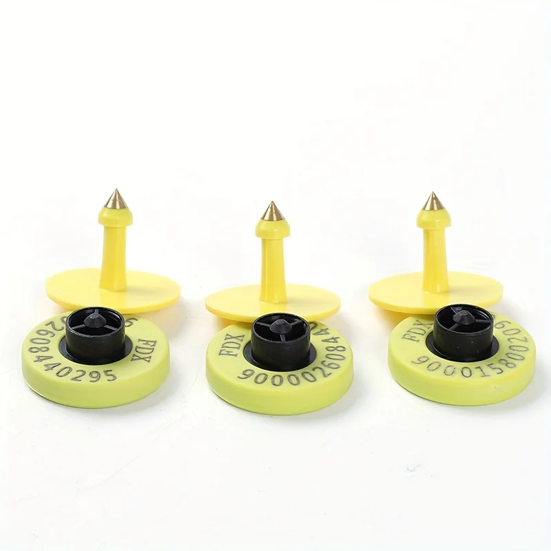 10 pz READELL 134.2khz ISO11784 ISO11785 tag auricolare rfid per la gestione di animali bovini ovini maiali