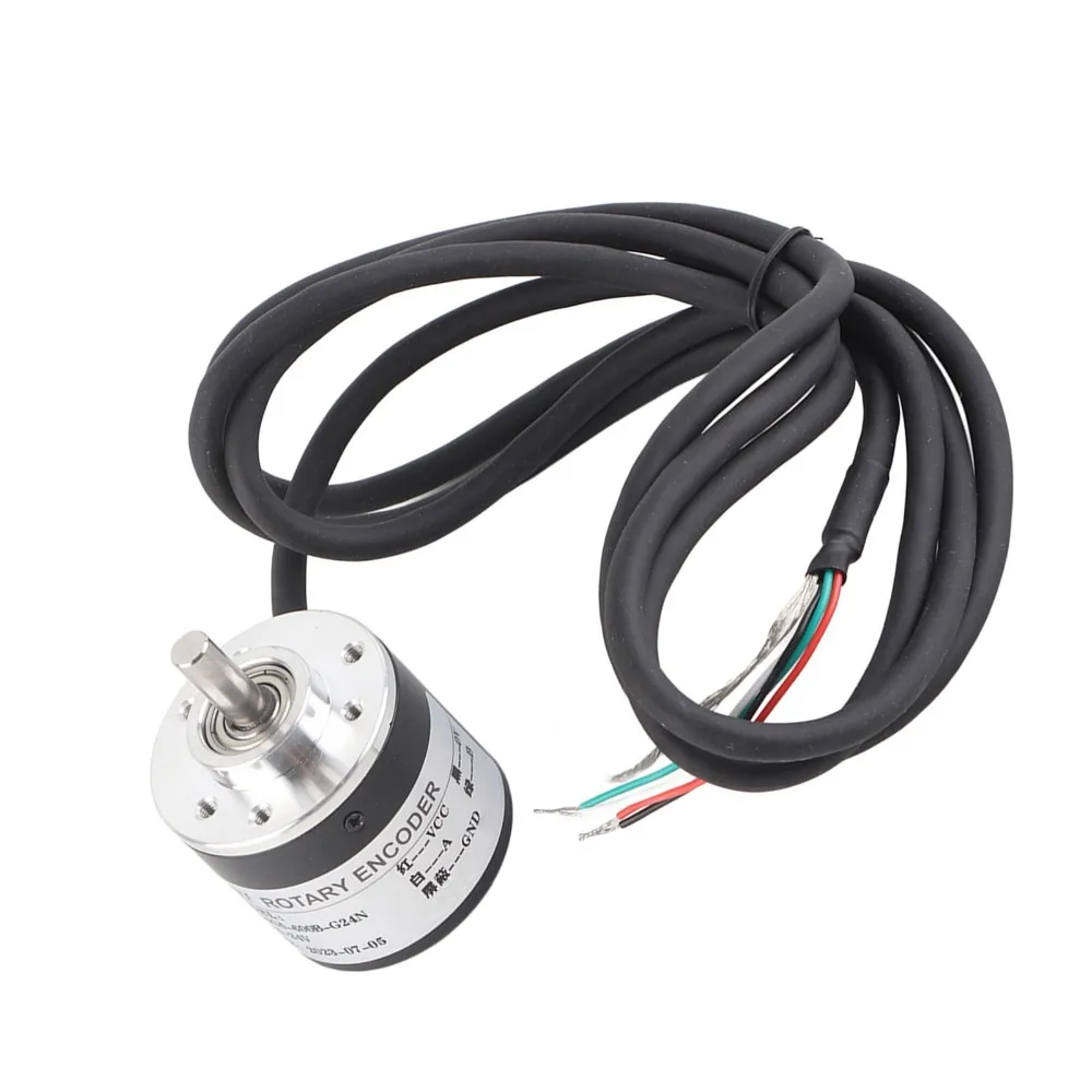 

600P/R Incremental Rotary Encoder AB 2 Phase 6mm Shaft Rotary Encoder DC 5-24V Quadrature Optical Rotary Transducer For Arduino