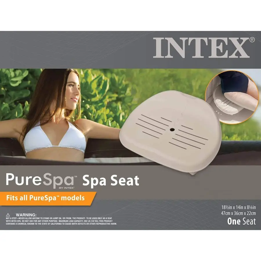 Removable SlipResistant Seat For Inflatable Pure Spa Hot Tub Filters