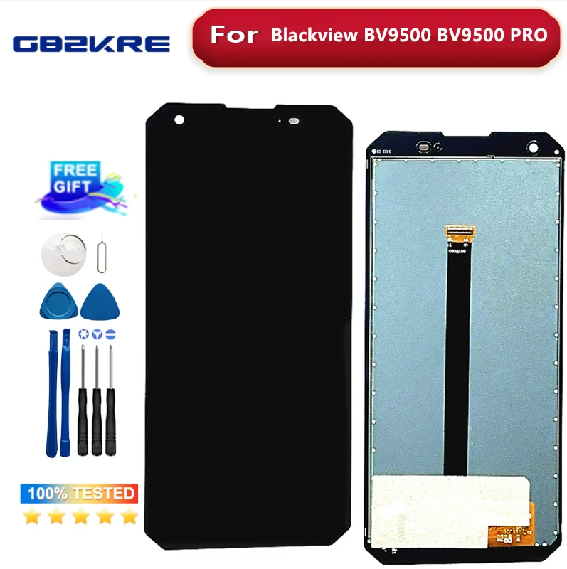 

New Original For Blackview BV9500 9500 pro bv9500plus LCD Display Touch Screen Digitizer Screen Assembly Replacement +Tools