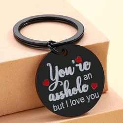 Fun prank gift for men, his prank gift for husband, boyfriend keychain anniversary commemorative prank gift for men