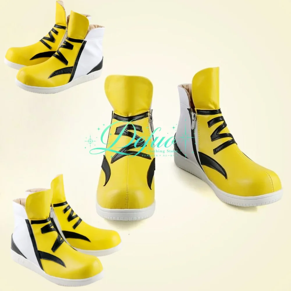 Game Ekko Cosplay Shoes Custom Made From New Year Gaming Festival Stage Show and Studio Photo Shoot