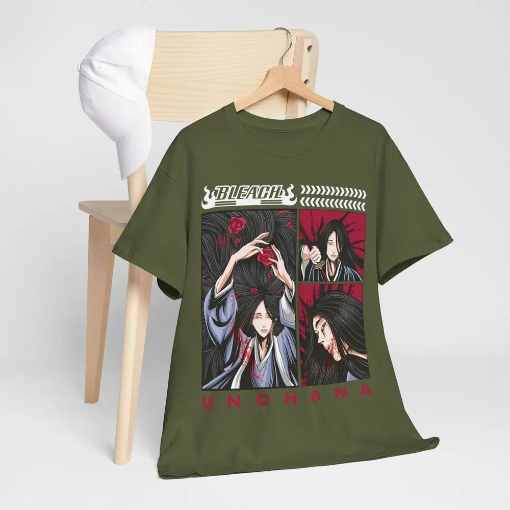 Bleach Ichigo Kurosaki T-shirt Manga Strip Horror Anime Gift Shirt Tee All Size