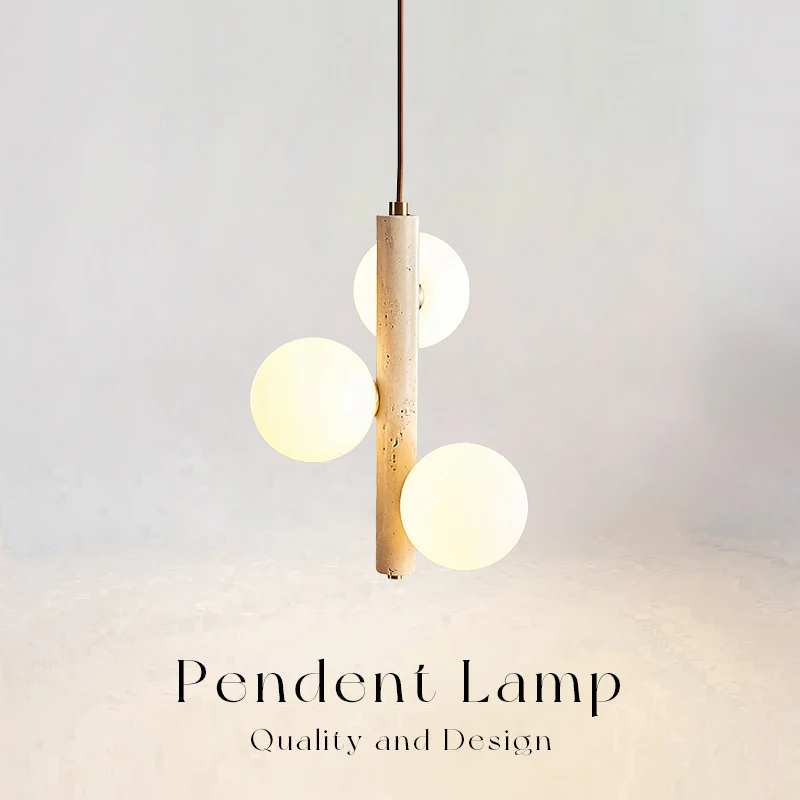 Cave Stone Led Pendant Lamp for Dining Room Kitchen Bedroom Bedside Living Room Decoration Modern Nordic Style Chandelier Light