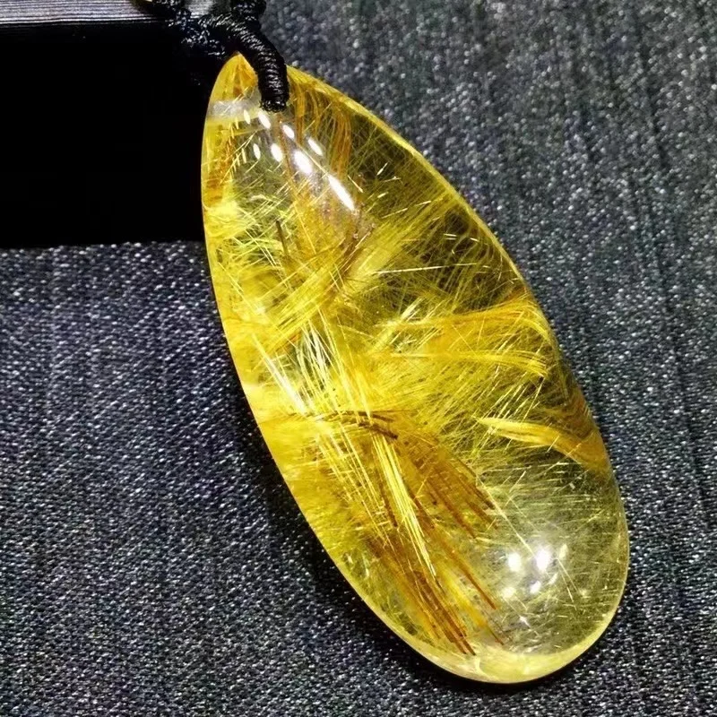 

Подвеска из натурального золота с рутилированным кварцем, цветок, ювелирные изделия из рутилированного кварца, 42*20*13,5 мм, цветок любви для женщин, Бразилия AAAAAAA