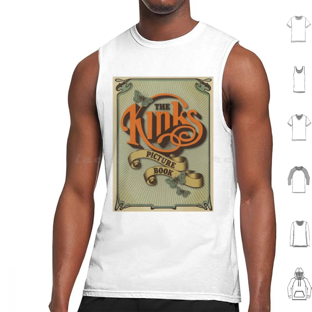 The Kinks Picture Book Tank Tops Print Cotton The Kinks Swinging Sixties Ray Davies Lola Carnaby Street Kinks Band Vintage