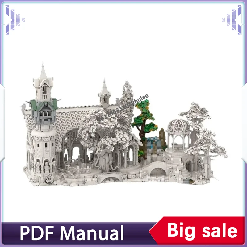 Rivendell Expansion MOC-bouwstenen voor set 10316 Elven Scene Assembly Bricks Kit Collection Gift