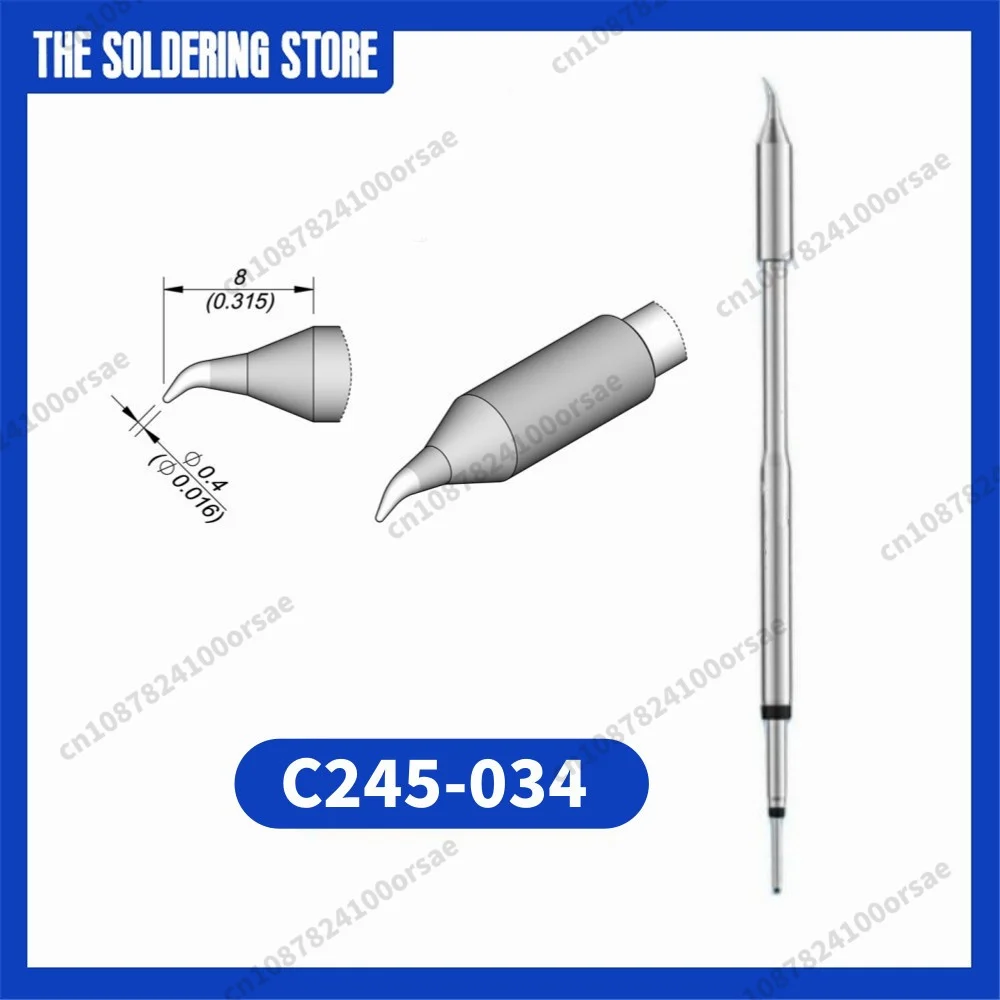 C245 034 Cartridge for JBC SUGON AIFEN A9/A9pro T245 Soldering Handle, жало C245 Tip Replacement Accessory Tool