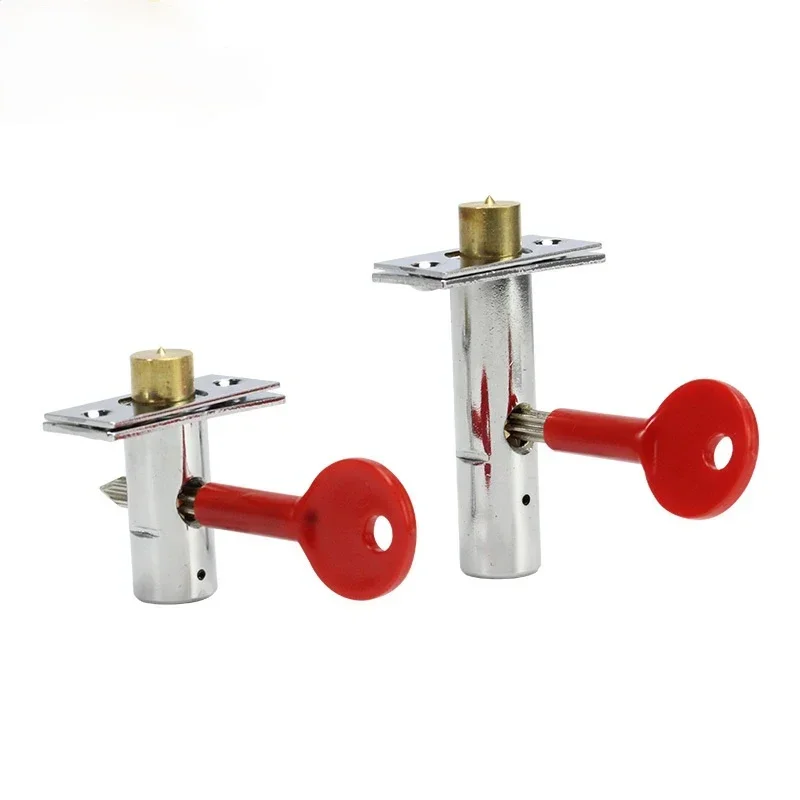 Stainless steel Invisible lock Copper core Hardware Pipe Tube Well security Mortise locks for Fireproof Door Escape Aisle Locks