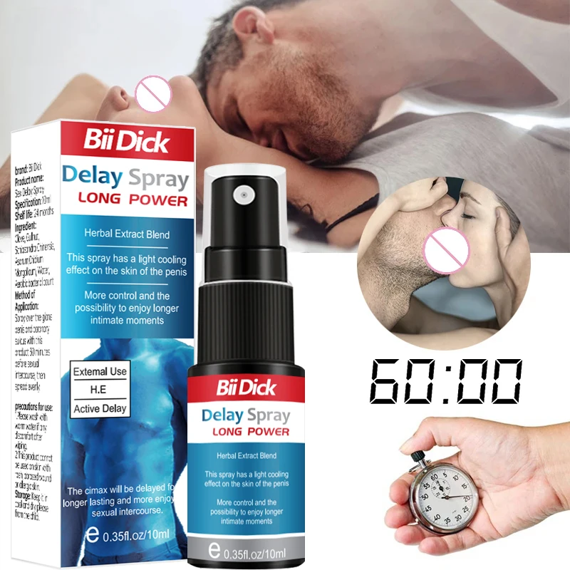 Óleo de massagem Peineili para homens, spray de atraso masculino, uso externo, ejaculação precoce, prolongue 60 minutos, sexo duradouro