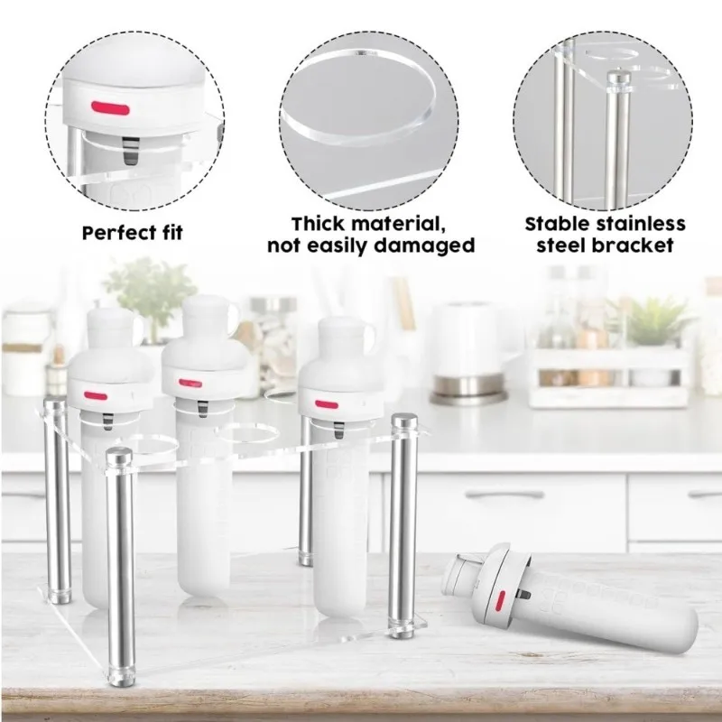 

Держатель ароматических картриджей для Cirkul-круглая опорная полка 6, акриловая стойка для хранения, органайзер, аксессуар