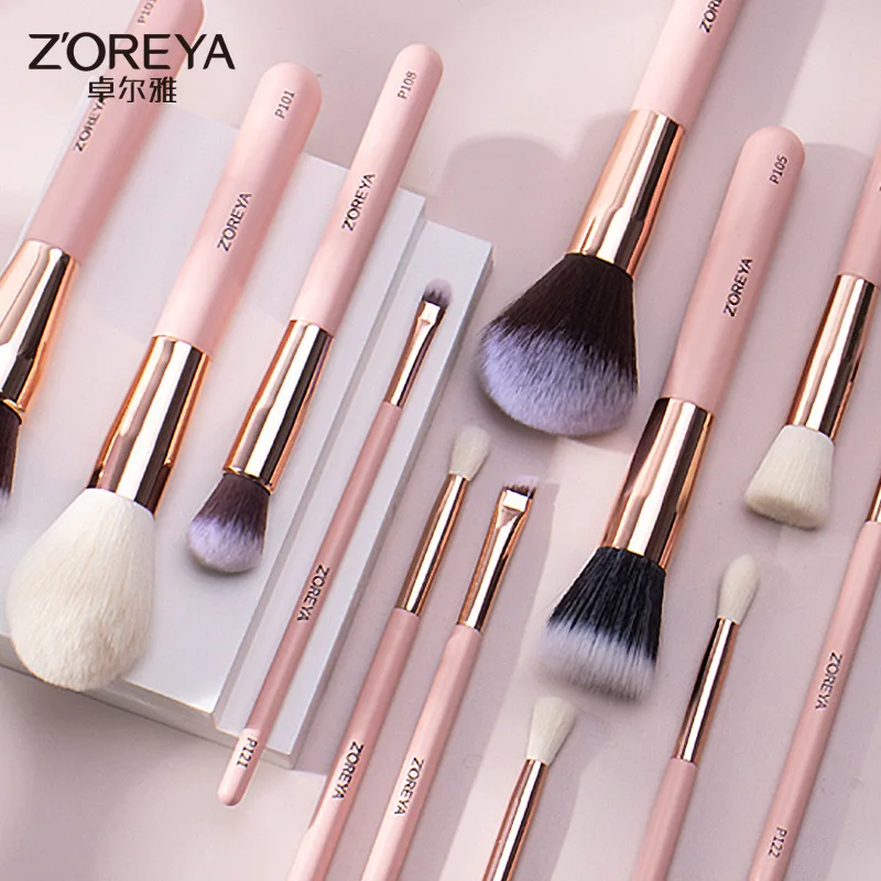 ZOREYA Makeup Set Brush Wholesale beauty tools Concealer eyeshadow Foundation Lip brush 25 makeup brush sets